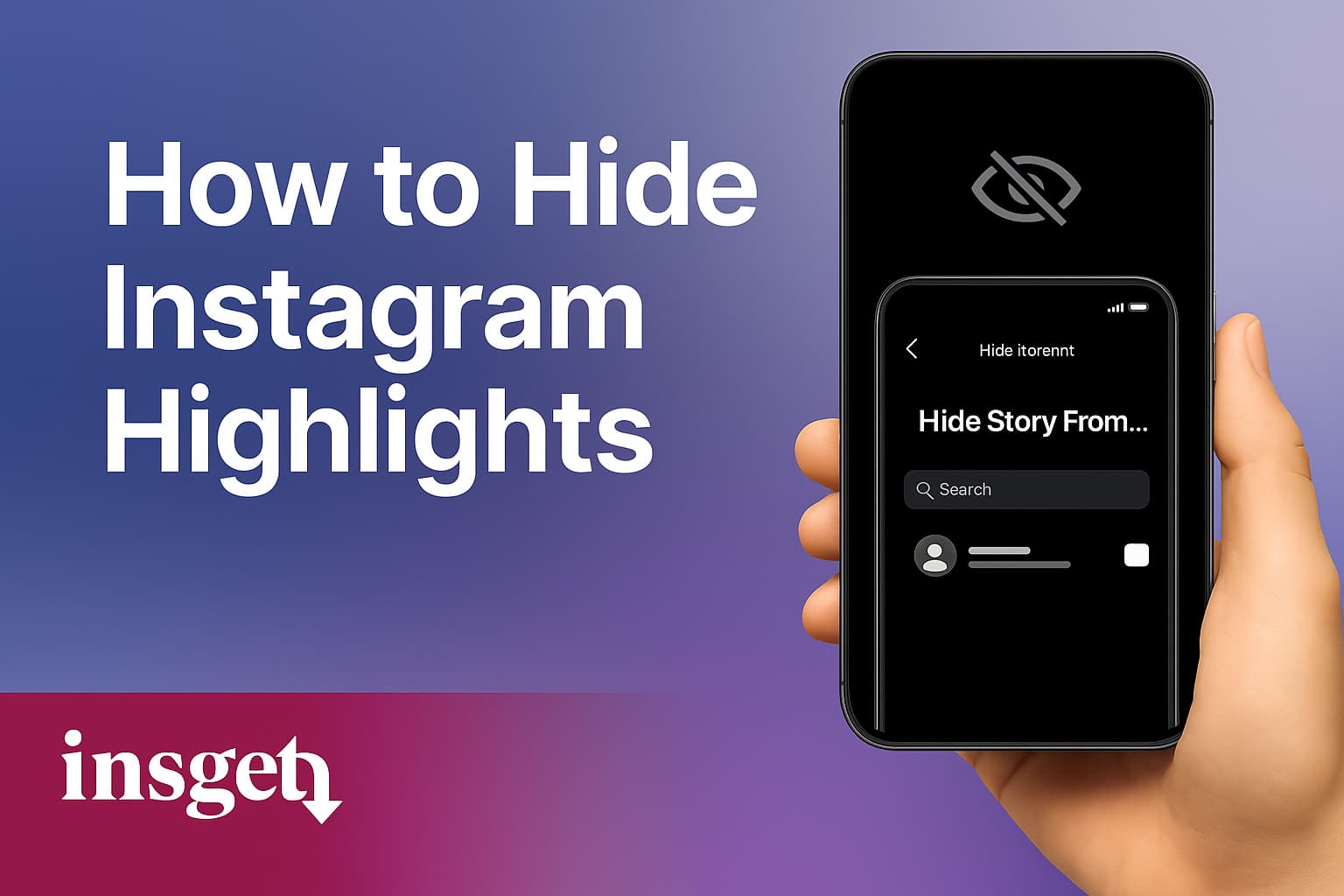How to Hide Instagram Highlights