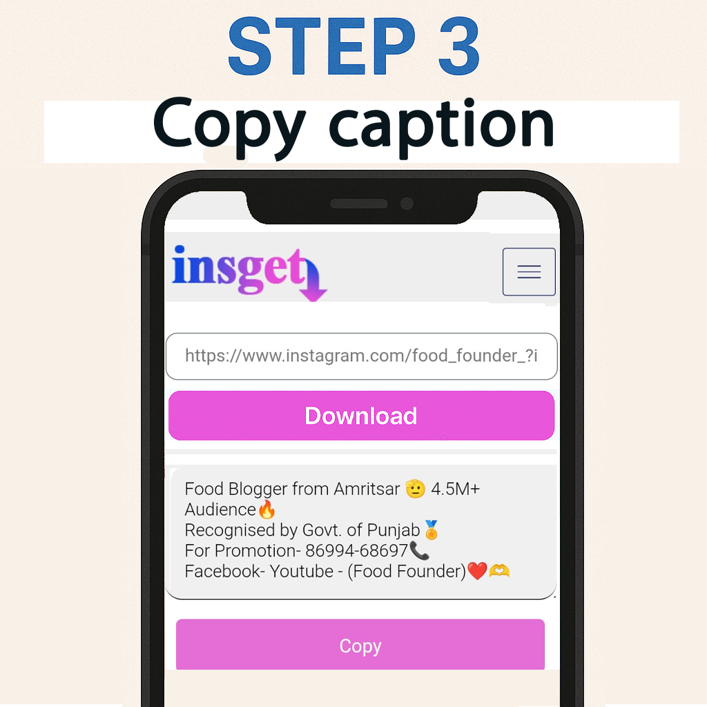 Tap on the download button and enjoy the downloaded content