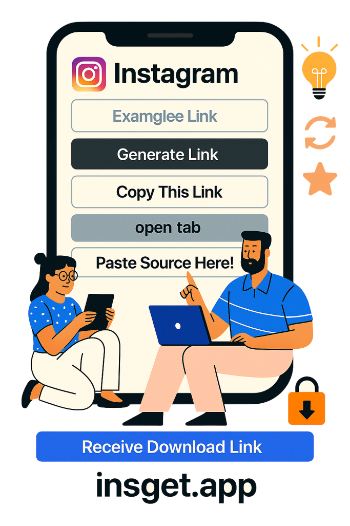 Instagram Private Story Downloader clip art